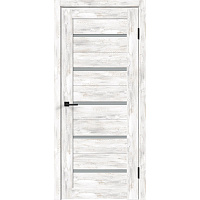 Дверь межкомнатная Duplex 800х2000 мм ПВХ ель альпийская со стеклом