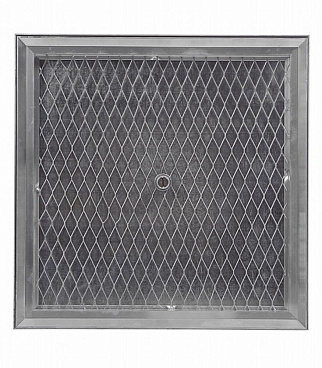 Люк ревизионный под плитку напольный Практика Барьер алюминиевый 400х400 мм скрытый