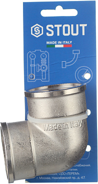 Угол Stout 1 1/4 ВР(г) х 1 1/4 ВР(г) латунный (SFT-0014-000114)