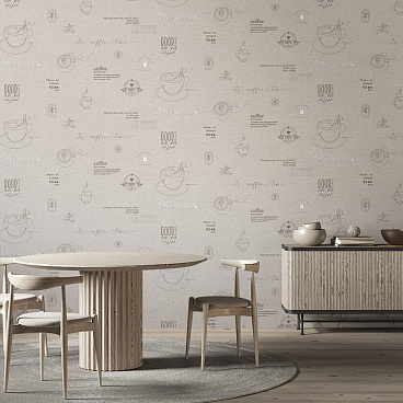 Обои компакт-винил на флизелиновой основе Ateliero Café 589696 (1,06х10,05 м)