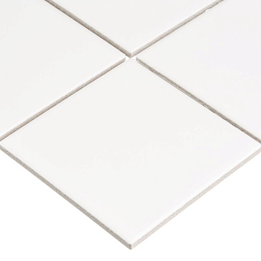 Мозаика Starmosaic белая керамическая 300х300х6 мм глянцевая