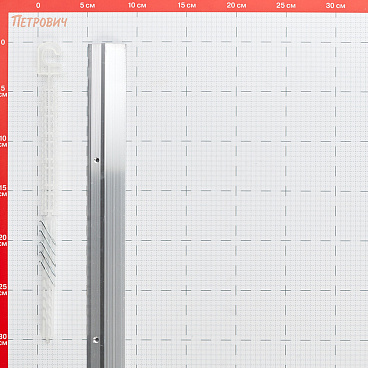 Порог алюминиевый разноуровневый кант 36,2х900 мм без покрытия перепад 15 мм