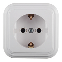 Розетка Svet накладная белая (0215-00101)