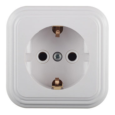 Розетка Svet накладная белая (0215-00101)