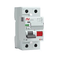 УЗО EKF Averes DV 40А 1P+N тип A 30 мА 10 кА (rccb-2-40-30-a-av)