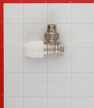 Клапан термостатический угловой Tiemme 1/2 НР(ш) х 1/2 ВР(г) для радиатора (3300005)