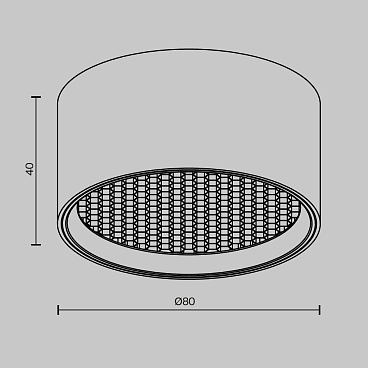 Потолочный светильник Technical C122CL-L7-4K-BS