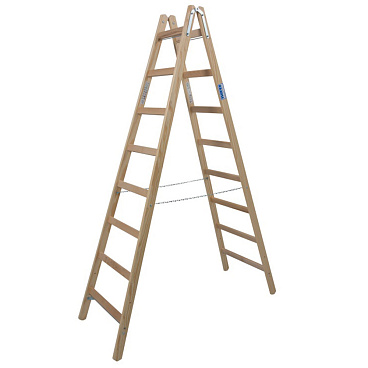 Стремянка деревянная 8 ступеней 1,50 м Krause