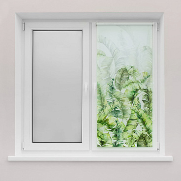 Рулонная штора 61,5х175 см Legrand Джунгли цветная