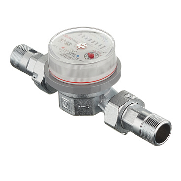 Счетчик универсальный Valtec DN20 105 мм со сгонами