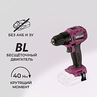 Дрель-шуруповерт аккумуляторная КМ АТОМ 18 В без АКБ и ЗУ (CD-185BL)