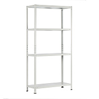 Стеллаж металлический КМ 2000x1000x400 мм 4 полки