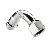 Отвод Valtec d22 мм х 1/2 ВР(г) 90° нержавеющая сталь (VTi.956.I.002204)
