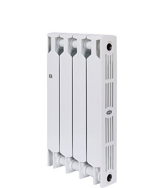 Радиатор биметаллический Rifar Supremo 500 мм 4 секции 3/4 боковое подключение белый