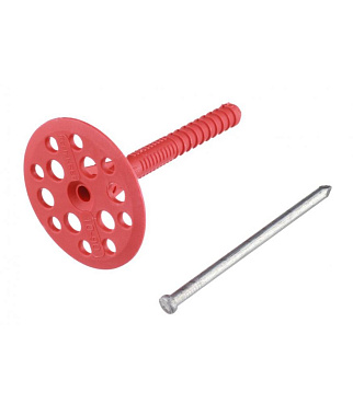 Дюбель для теплоизоляции Tech-Krep 10х90 мм металлический гвоздь (250 шт.)