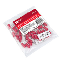 Наконечник штыревой круглый изолированный EKF PROxima НШКИ d4,3 мм 0,25-1,5 кв.мм (50 шт.)