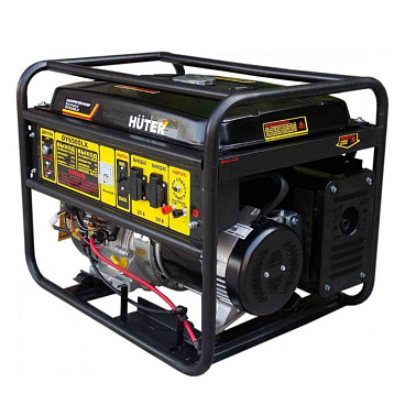 Генератор бензиновый Huter DY6500LX 5 кВт с электростартером без АКБ (64/1/7)