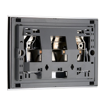 Клавиша смыва для инсталляций Vitra Root Square хром (740-2380)