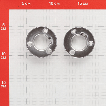 Держатель для трубы к системе Joker d25 мм с фиксатором хром (2 шт.)