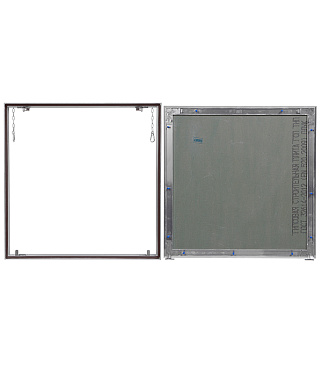 Люк ревизионный под плитку Хаммер Гиппократ-П алюминиевый 600х600 мм скрытый нажимной