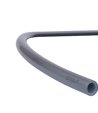 Труба PE-Xa Stout 20 х 2,8 мм из сшитого полиэтилена PN10 серая (SPX-0001-002028)