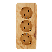 Розетка Systeme Electric Blanca накладная ясень (BLNRA010315)