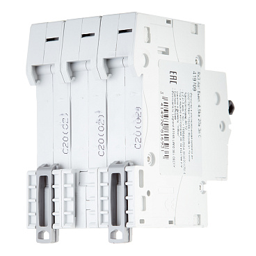 Автоматический выключатель модульный Legrand RX3 3P 20А тип C 4,5 кА 400 В (419709)