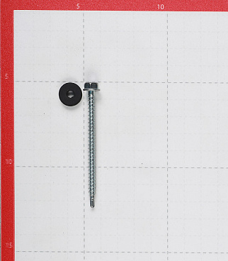 Саморезы кровельные с буром 70х4,8 мм металл-дерево оцинкованные (150 шт.)