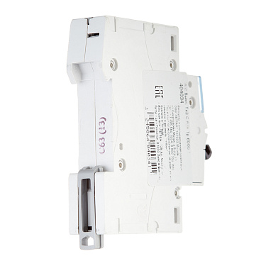 Автоматический выключатель модульный Legrand TX3 1P 63А тип C 6 кА 230 В (404034)