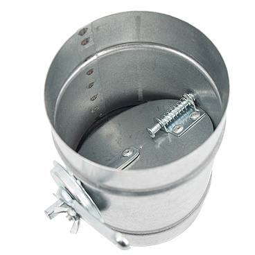 Дроссель-клапан для круглых воздуховодов d200 мм оцинкованный Era Pro
