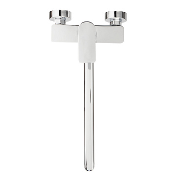 Смеситель для ванны Lavelly White Modern хром/белый однорычажный с длинным изливом с лейкой (623748)