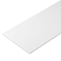 Панель ПВХ 250х3000х5 мм Nordside глянцевая белая 0,75 кв.м