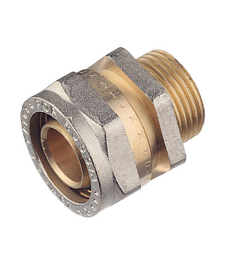 Соединитель прямой 26 обж(ц) х 3/4 НР(ш)