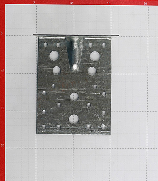 Уголок крепежный усиленный оцинкованный 130х130х100х1.8 мм