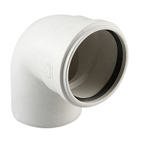 Отвод Pro Aqua Stilte Plus d58 мм 87,5° пластиковый шумопоглощающий для внутренней канализации
