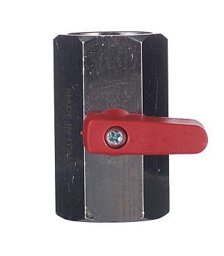 Кран шаровой латунный Tiemme 1/2 ВР(г) х 1/2 ВР(г) мини прямой (2900006)