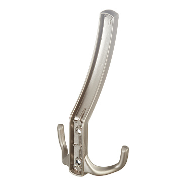 Крючок-вешалка трехрожковый сатин (129906)