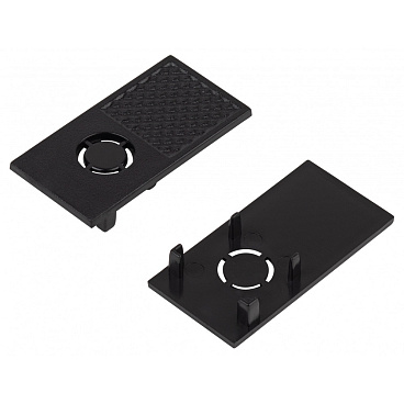 Заглушка для магнитного шинопровода Эра Nova черная (Б0054784)