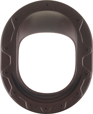 Проходной элемент Поливент для готовой кровли из гибкой черепицы коричневый RAL 8017