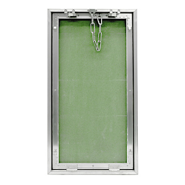 Люк ревизионный под плитку Практика Контур алюминиевый 300х600 мм скрытый нажимной