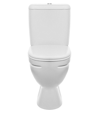 Унитаз-компакт Sanita Стандарт с косым выпуском с сиденьем дюропласт микролифт белый (SDTSACC01030712)