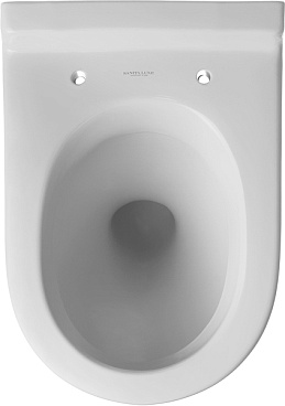 Унитаз подвесной Sanita Luxe Аттика с сиденьем дюропласт микролифт (WC.WH/Attica/DM/WHT.G/S1)