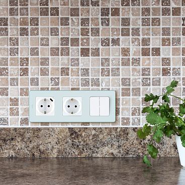 Розетка Legrand Inspiria встраиваемая белая с заземлением USB-A/ Type-C (673770)