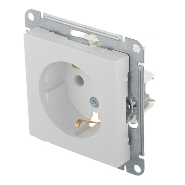 Розетка Systeme Electric AtlasDesign встраиваемая белая (ATN000143)