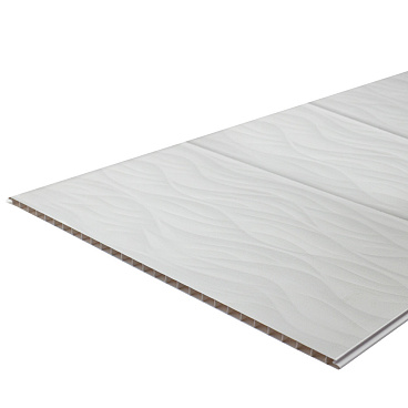 Панель ПВХ 375х2700х8 мм Venta бесшовная цифровая печать грея цветок 2,025 кв.м (2 шт.)