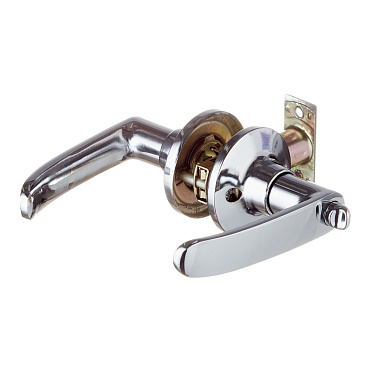 Ручка-защелка с ключом и фиксатором хром (680209)