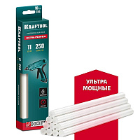 Стержни клеевые Kraftool Ultra Power 11х250 мм прозрачные 250 г (10 шт.)