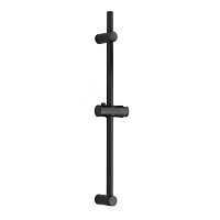 Штанга для душа Corsa Deco AX 700 мм без мыльницы нержавеющая сталь черный (SRAX700SB)