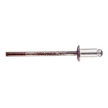 Заклепка вытяжная 3,2x6 мм алюминий/сталь коричневая RAL 8017 (100 шт.)