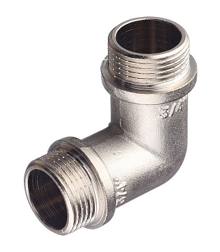 Угол Valtec 3/4 НР(ш) х 3/4 НР(ш) латунный (VTr.093.N.0005)